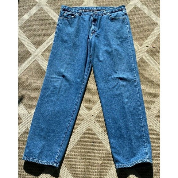 Ll Bean Flannel Lined Jeans Mens 